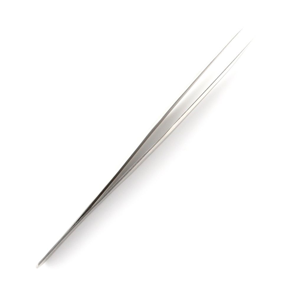 Stainless Steel Non-Magnetic Precision Tweezers with Very Fine Point Tips  for Microelectronics Applications, 4-3/4 Length