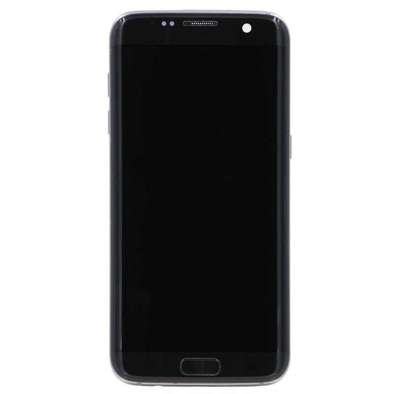 heroïne klok Maak los Platinum OLED Screen for use with Samsung Galaxy S7 Edge with frame (Black)