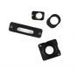 Small Parts 4-Piece Set for use with iPhone 5, Black Aluminum