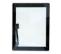 Glass and Digitizer Full Assembly with Home Button and Adhesive, Black, for use with iPad 3