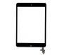 Glass and Digitizer Assembly for use with iPad Mini & iPad Mini w/Retina, Black, with IC chip and home button flex cable