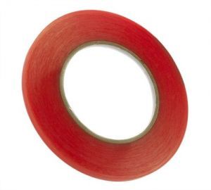 6mm (1/4") x 36yd Red Tape Adhesive
