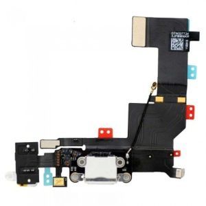 Charging Port/Headphone Jack Flex Cable for use with iPhone SE (2016)(White)