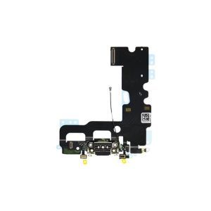 Charging Dock/Headphone Jack Flex Cable, Black  for use with iPhone 7