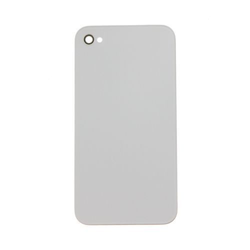 Glass Back Cover with frame, Lens & Diffuser, White, AT&T/GSM Only - NO LOGO for use with iPhone 4