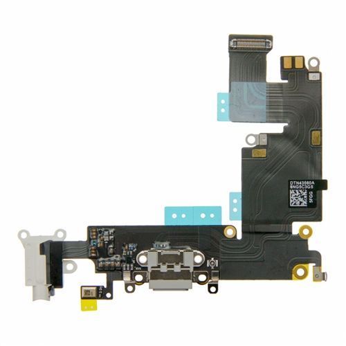 Charging Dock/Headphone Jack Flex Cable for use with the iPhone 6 Plus (5.5), White