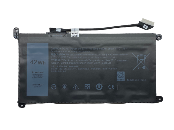Battery with cable for use with Dell 11 3100 Chromebook, Part Number : JPFMR