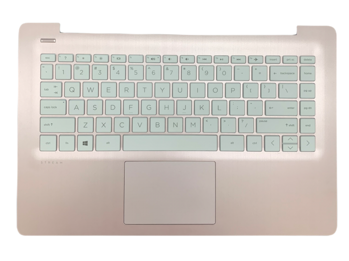 Keyboard and Trackpad for use with HP Stream 14" (B Grade) Model 14-cb series - Pink