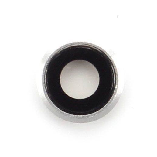 Back Camera Ring with Lens for use with iPhone 8 (White)