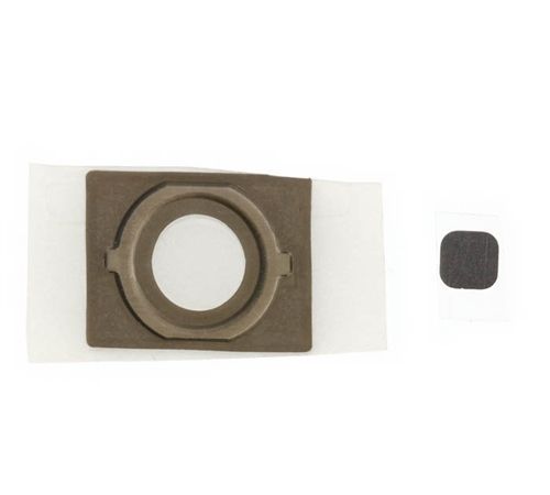 Home Button Rubber Gasket Only for use with iPhone 4S w/ Adhesive (Black)
