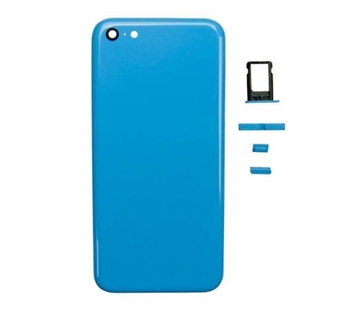 Back Cover for use with iPhone 5c (Light Blue) (No Logo)