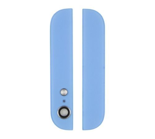 Light Blue Glass Inserts for use with iPhone 5 Back Housing