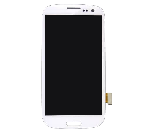 LCD Screen & Digitizer Assembly, Marble White, for use with Samsung Galaxy S3 I9300, No Frame