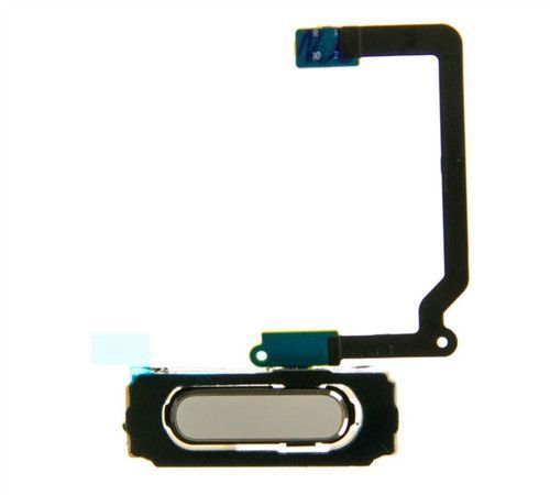 Home Button Flex Cable White for use with Samsung Galaxy S5