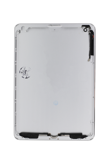 Frame for use with iPad Mini with Retina Display with small parts, no charging port (Silver)