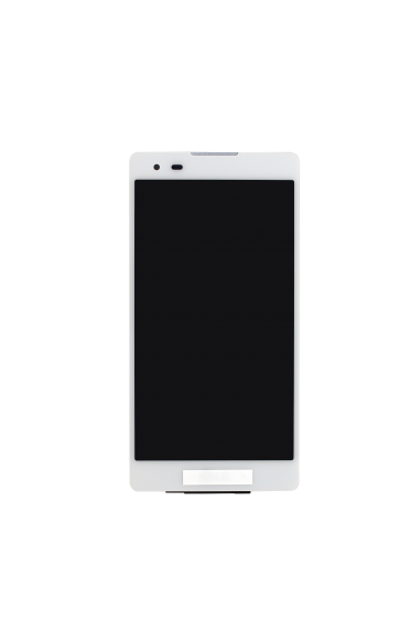 LCD/Digitizer Screen w/ Frame for LG Tribute HD LS676 (White)