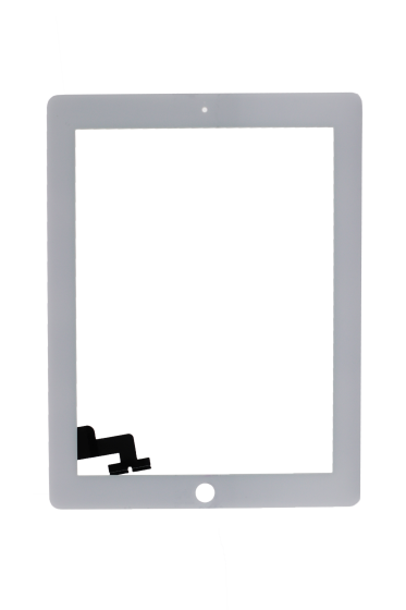 Platinum Digitizer Screen for use with iPad 2 (White)