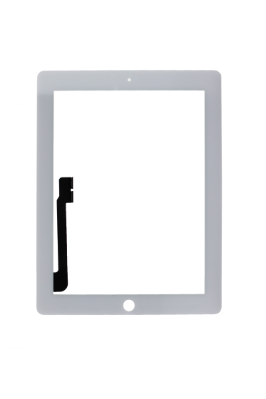 Platinum Digitizer Screen for use with iPad 3/4 (White)
