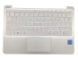 Keyboard and Trackpad for use with HP Stream 11.6" (B grade) Model 11-ak0012dx - White