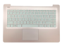 Keyboard and Trackpad for use with HP Stream 14" (B Grade) Model 14-ds series - Pink