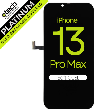 Platinum Soft OLED Screen Assembly for use with iPhone 13 Pro Max