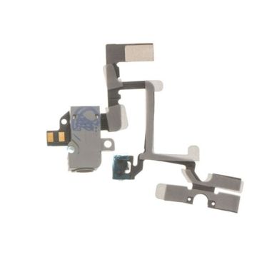 Headphone Jack, Volume and Silent Switch Assembly, White, GSM for use with iPhone 4