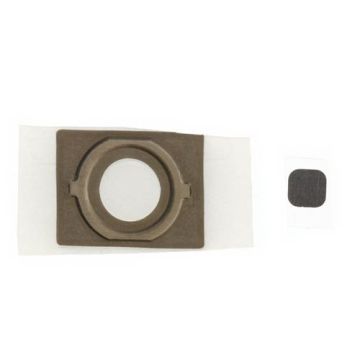 Home Button Rubber Gasket Only for use with iPhone 4S w/ Adhesive (Black)