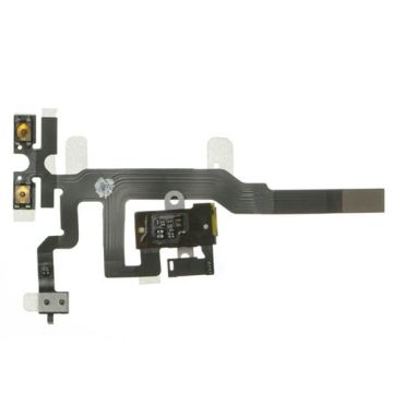 Head Phone Jack Flex cable, White for use with iPhone 4S