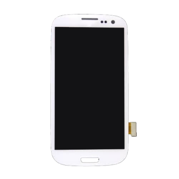 LCD Screen & Digitizer Assembly, Marble White, for use with Samsung Galaxy S3 I9300, No Frame