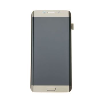 OLED Digitizer Assembly for use with Samsung Galaxy S6 Edge Plus (With Frame) (T-Mobile) (Gold Platinum)