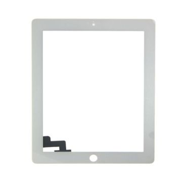 Glass and Digitizer Touch Panel, White, for use with iPad 2