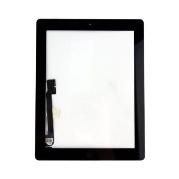 iBic Glass and Digitizer Full Assembly, Black, for use with iPad 3