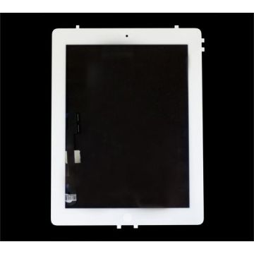 iBic Glass and Digitizer Full Assembly, White, for use with iPad 3