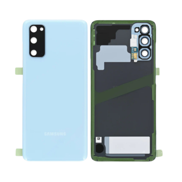 Replacement Back Glass with Camera Lens for use with Samsung S20 (Cloud Blue)