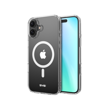 SYB Clear Series w/ MagSafe Case for Apple iPhone 16 - Transparent Clear
