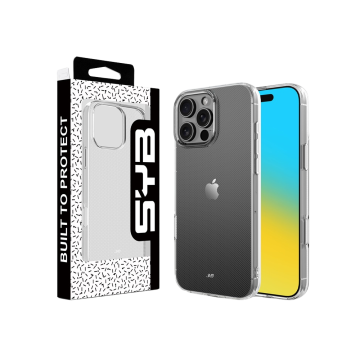 SYB Candy Skin Cover for Apple iPhone 16 Pro - Glossy Transparent Clear