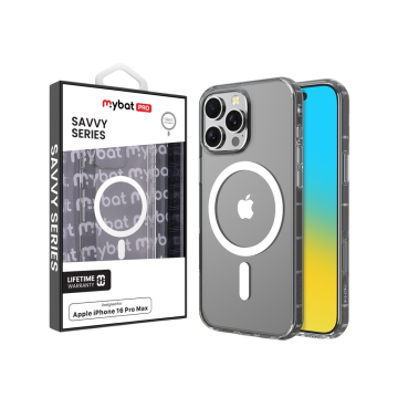 MyBat Pro Savvy Series MagSafe Case for Apple iPhone 16 Pro Max - Clear