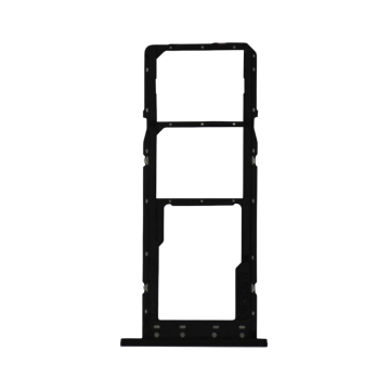 Dual Sim Card Tray for use with Galaxy A03S (Black)