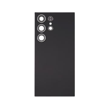 Back Cover with Camera Lens and Bezel for Galaxy S24 Ultra (Titanium Black)