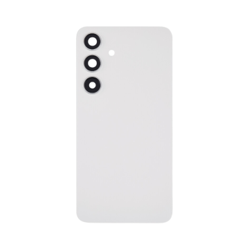 Back Cover with Camera Lens and Bezel for Galaxy S24 (Marble Gray)