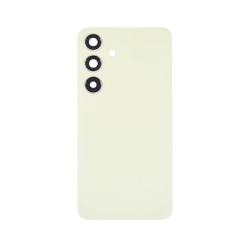 Back Cover with Camera Lens and Bezel for Galaxy S24 (Amber Yellow)