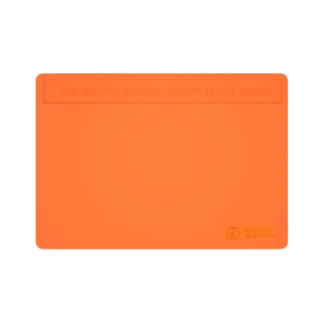 2UUL Heat Resisting Silicone Pad with Anti Dust Coating 400mm*280mm��ORANGE