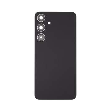 Back Cover with Camera Lens and Bezel for Galaxy S24 Plus (Onyx Black)