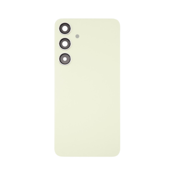 Back Cover with Camera Lens and Bezel for Galaxy S24 Plus (Amber Yellow)