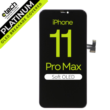 Platinum Soft OLED Screen Assembly for use with iPhone 11 Pro Max