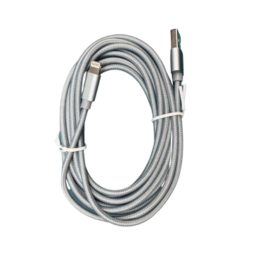 USB to Lightning Charge Cable 10 ft. (Steel Gray)