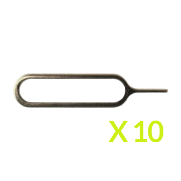 10 sim card tray openers for devices. 