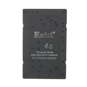 3D Screw Holder with Screw Locations for use with iPhone 4S