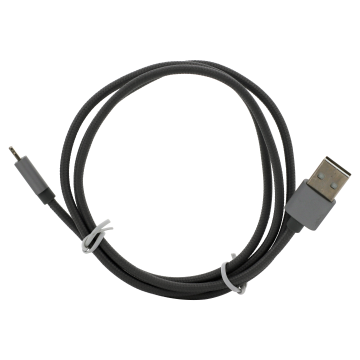 Braided Lightning Cable (4ft) (Grey)