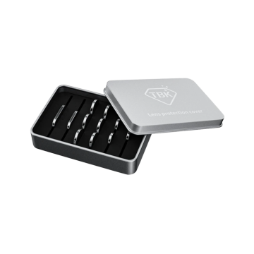 Protective lens cover for back glass removal.